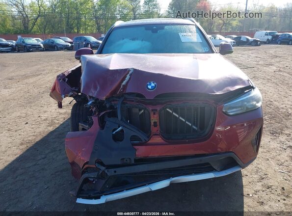 5UX53DP01R9W80735 2024 BMW X3 Red 