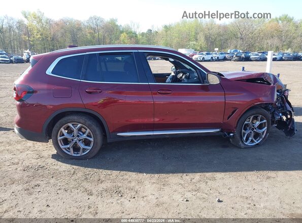 5UX53DP01R9W80735 2024 BMW X3 Red 