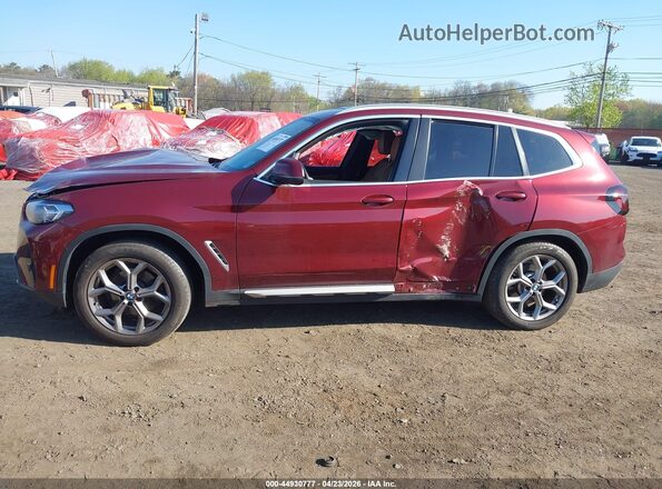 5UX53DP01R9W80735 2024 BMW X3 Red 