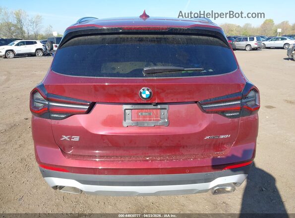 5UX53DP01R9W80735 2024 BMW X3 Red 