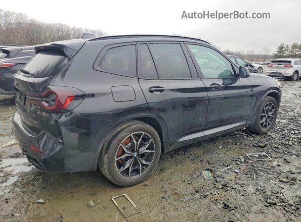 5UX53DP04R9T79375 2024 BMW X3 Black Rear right
