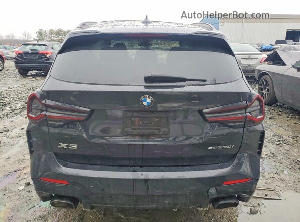 5UX53DP04R9T79375 2024 BMW X3 Black Rear view