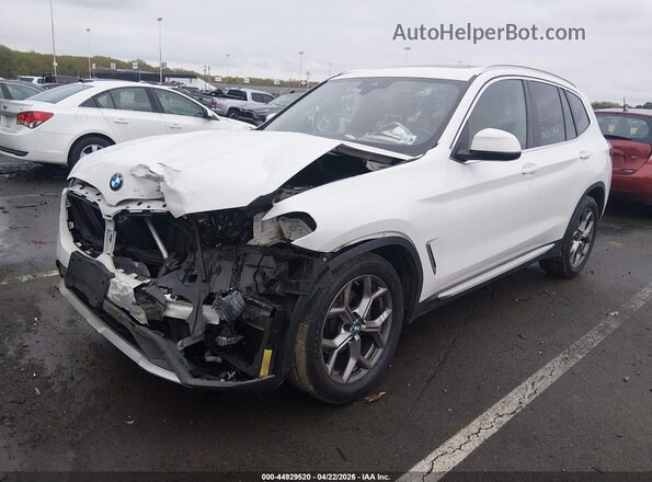 5UX53DP05N9K41550 2022 BMW X3 White Передня ліва чверть
