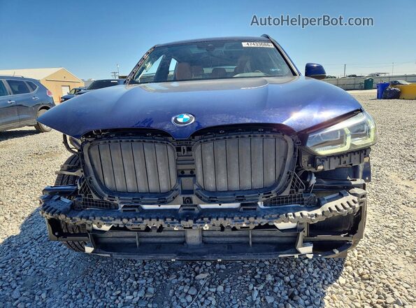 5UX53DP05N9M83027 2022 BMW X3 Синий Вид спереди