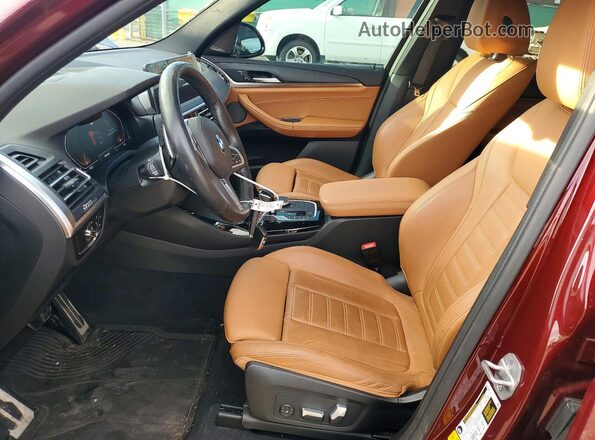 5UX53DP06P9S73927 2023 BMW X3 Maroon 