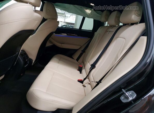 5UX53DP06R9W79516 2024 BMW X3 Black Vista interior trasera