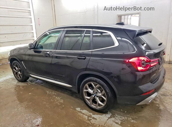 5UX53DP06R9W79516 2024 BMW X3 Black Trasero izquierdo