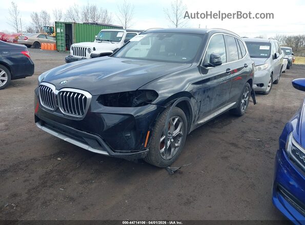 5UX53DP08R9W64841 2024 BMW X3 Black 