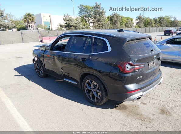 5UX53DP09N9J61524 2022 BMW X3 Black Tył lewy