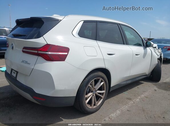 5UX53GP02S9035583 2025 BMW X3 White Trasero derecho