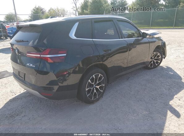 5UX53GP08S9073240 2025 BMW X3 Black Задня права чверть