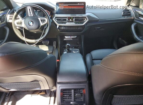 5UX83DP03P9T27018 2023 BMW X3 Black წინა პანელის ხედი