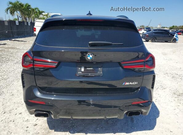5UX83DP03P9T27018 2023 BMW X3 Black უკანა ხედი