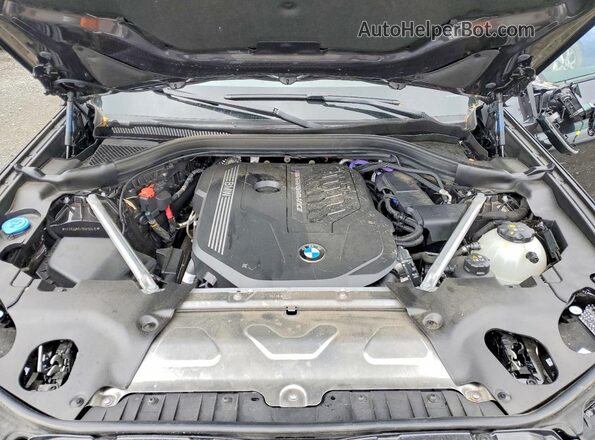 5UX83DP04R9W90415 2024 BMW X3 Charcoal Engine compartment view