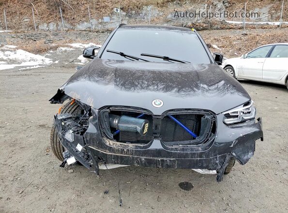 5UX83DP05N9J40845 2022 BMW X3 Black Widok z przodu