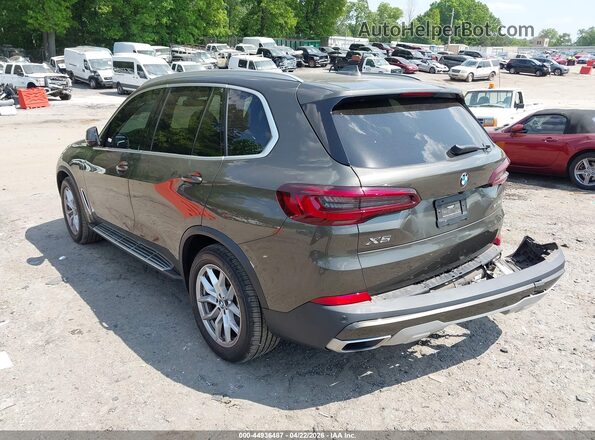 5UXCR4C01M9E69655 2021 BMW X5 Green Rear right