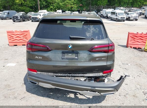 5UXCR4C01M9E69655 2021 BMW X5 Green 