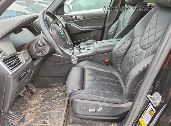 5UXCR6C02P9P17375 2023 BMW X5 Black Вид салону спереду