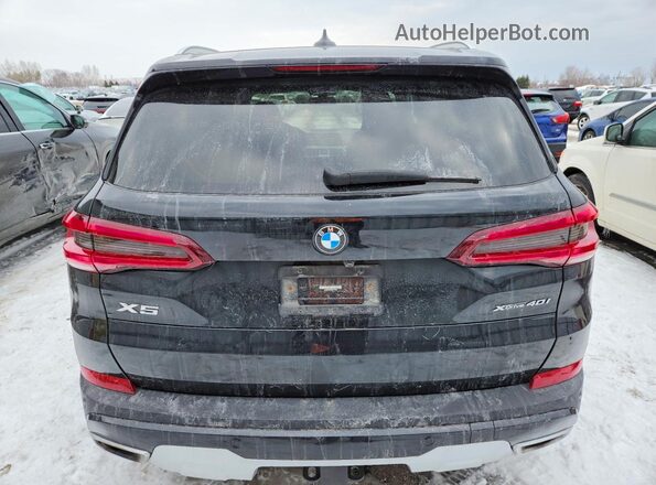 5UXCR6C02P9P17375 2023 BMW X5 Black Вид ззаду