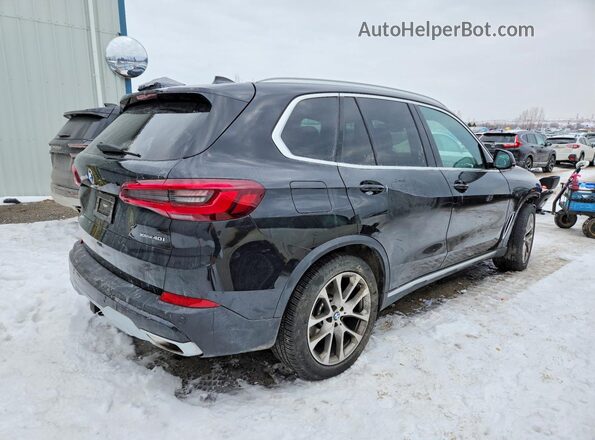 5UXCR6C02P9P17375 2023 BMW X5 Black Задня права чверть