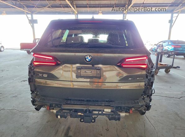 5UXCR6C09P9P94714 2023 BMW X5 Gray Vista trasera