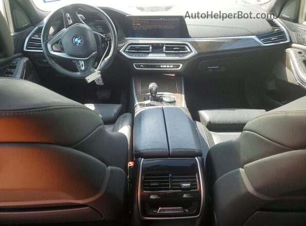 5UXCR6C0XM9F70026 2021 BMW X5 Black Առջևի վահանակի տեսք