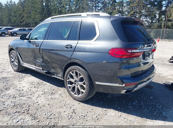 5UXCW2C03M9F64585 2021 BMW X7 Black Հետևի ձախ