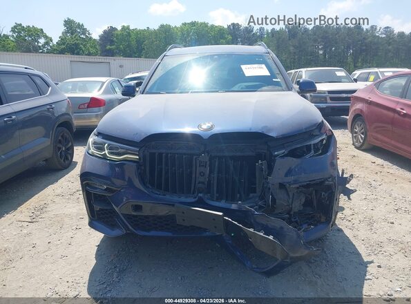 5UXCW2C04L9B43425 2020 BMW X7 Blue Vista del cuadro de instrumentos