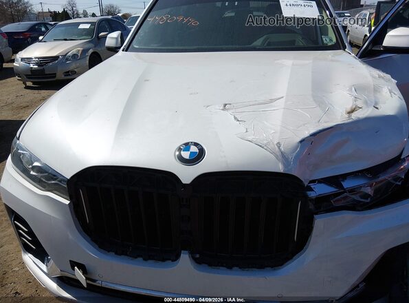 5UXCW2C07M9D82789 2021 BMW X7 White Вид ззаду