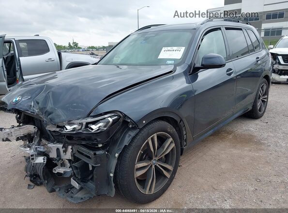 5UXCW2C08M9F27578 2021 BMW X7 Blue Vista tres cuartos delantera izquierda