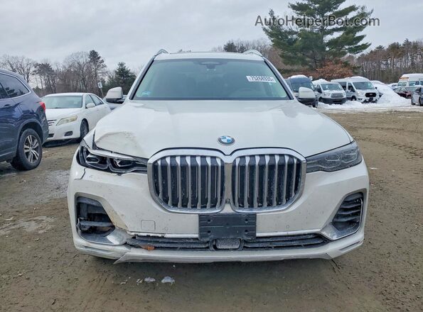 5UXCW2C51KL087356 2019 BMW X7 White Դիմացի տեսք