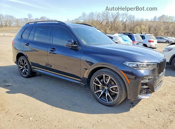 5UXCW2C51KLB43654 2019 BMW X7 Black Передня права чверть