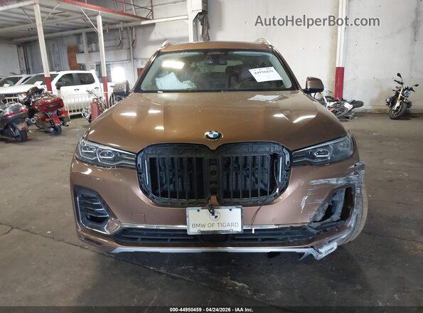 5UXCW2C54KLB43437 2019 BMW X7 Brown Вид щитка приладів
