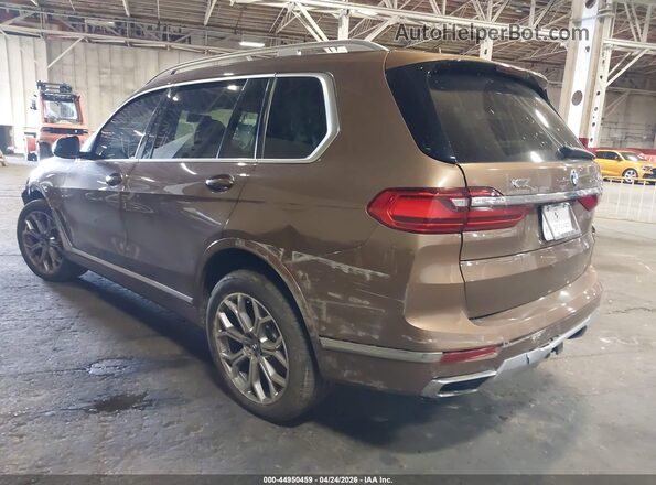 5UXCW2C54KLB43437 2019 BMW X7 Brown Задня ліва чверть