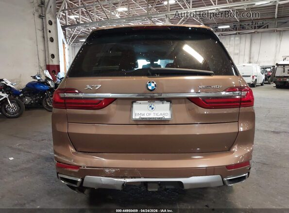 5UXCW2C54KLB43437 2019 BMW X7 Brown 