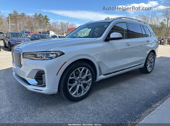 5UXCW2C59KL080798 2019 BMW X7 White წინა მარცხენა ხედი სამი მეოთხედიდან