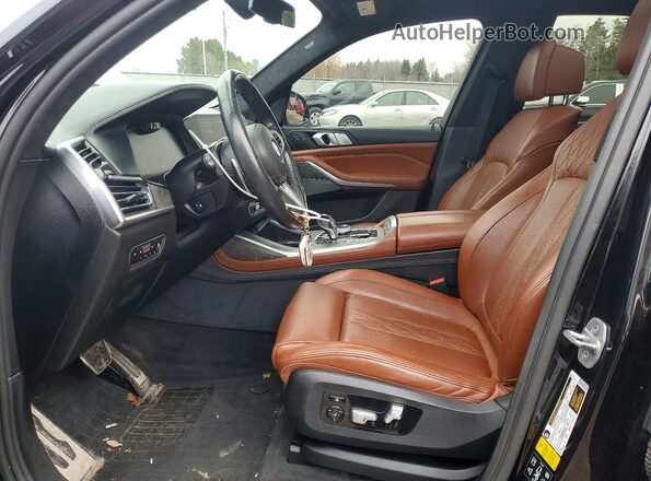 5UXCW2C59KL082180 2019 BMW X7 Black Вид салону спереду