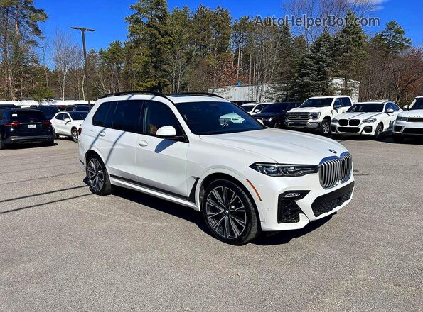 5UXCX4C51KLS37426 2019 BMW X7 White Задня ліва чверть