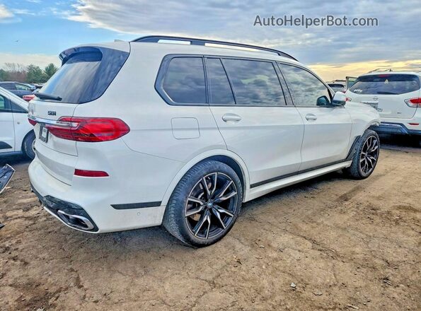 5UXCX4C51KLS38639 2019 BMW X7 White 