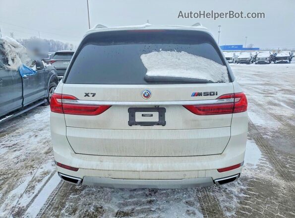 5UXCX4C53KLS36214 2019 BMW X7 White Вид ззаду