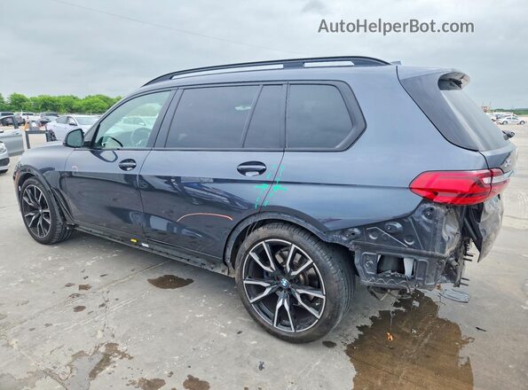 5UXCX4C59KLS35777 2019 BMW X7 Синий Задняя левая четверть