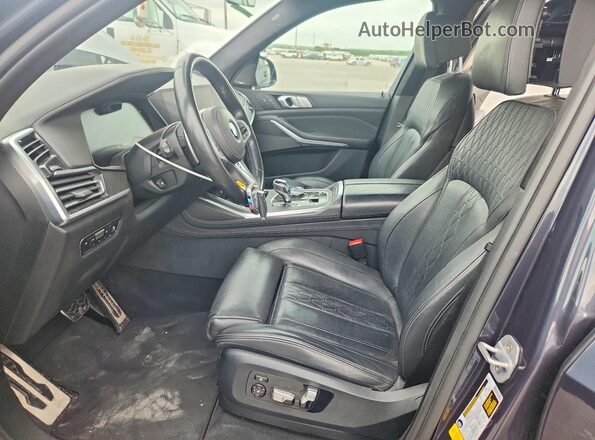 5UXCX4C59KLS35777 2019 BMW X7 Синий Вид салона спереди