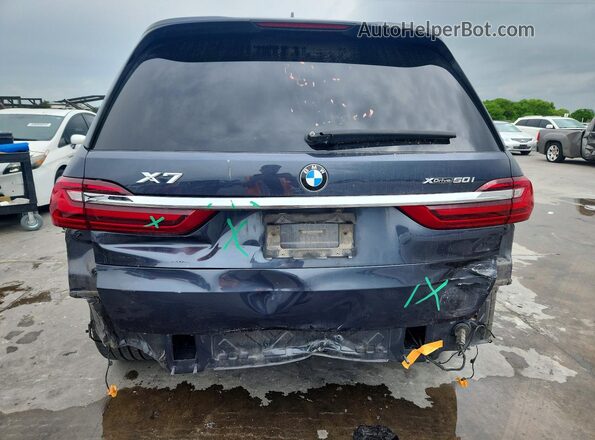 5UXCX4C59KLS35777 2019 BMW X7 Синий Вид сзади