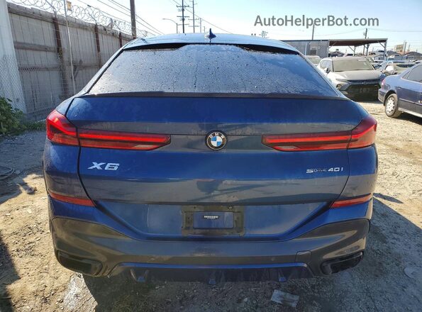5UXCY4C04M9F36459 2021 BMW X6 Blue 