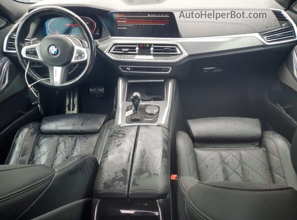 5UXCY6C00P9N92430 2023 BMW X6 Black Widok deski rozdzielczej