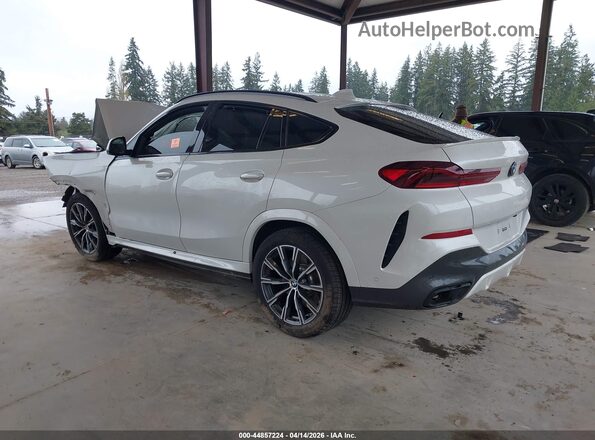 5UXCY6C01L9B63214 2020 BMW X6 White უკანა მარცხენა