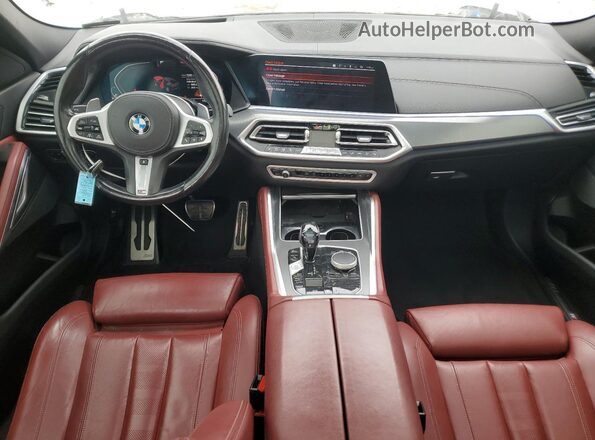 5UXCY6C01L9C95048 2020 BMW X6 White წინა პანელის ხედი