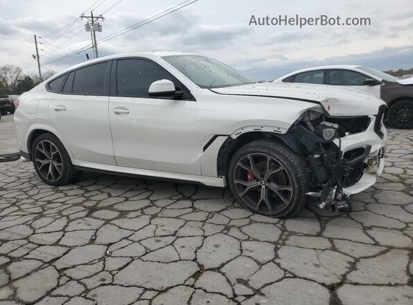 5UXCY6C01L9C95048 2020 BMW X6 White წინა მარჯვენა