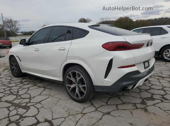 5UXCY6C01L9C95048 2020 BMW X6 White უკანა მარცხენა