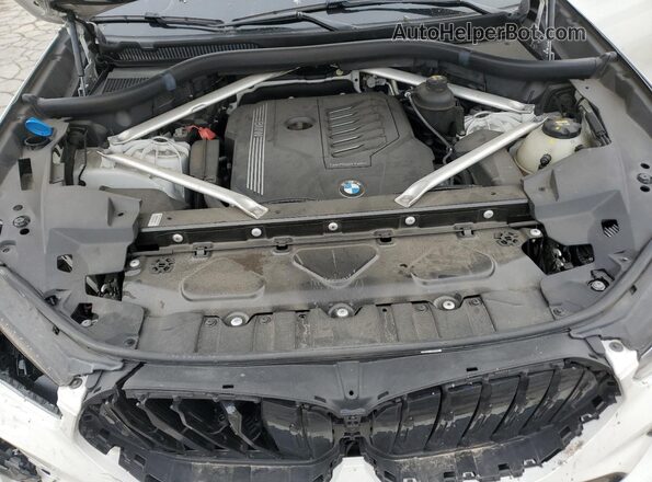 5UXCY6C01L9C95048 2020 BMW X6 White ძრავის განყოფილების ხედი